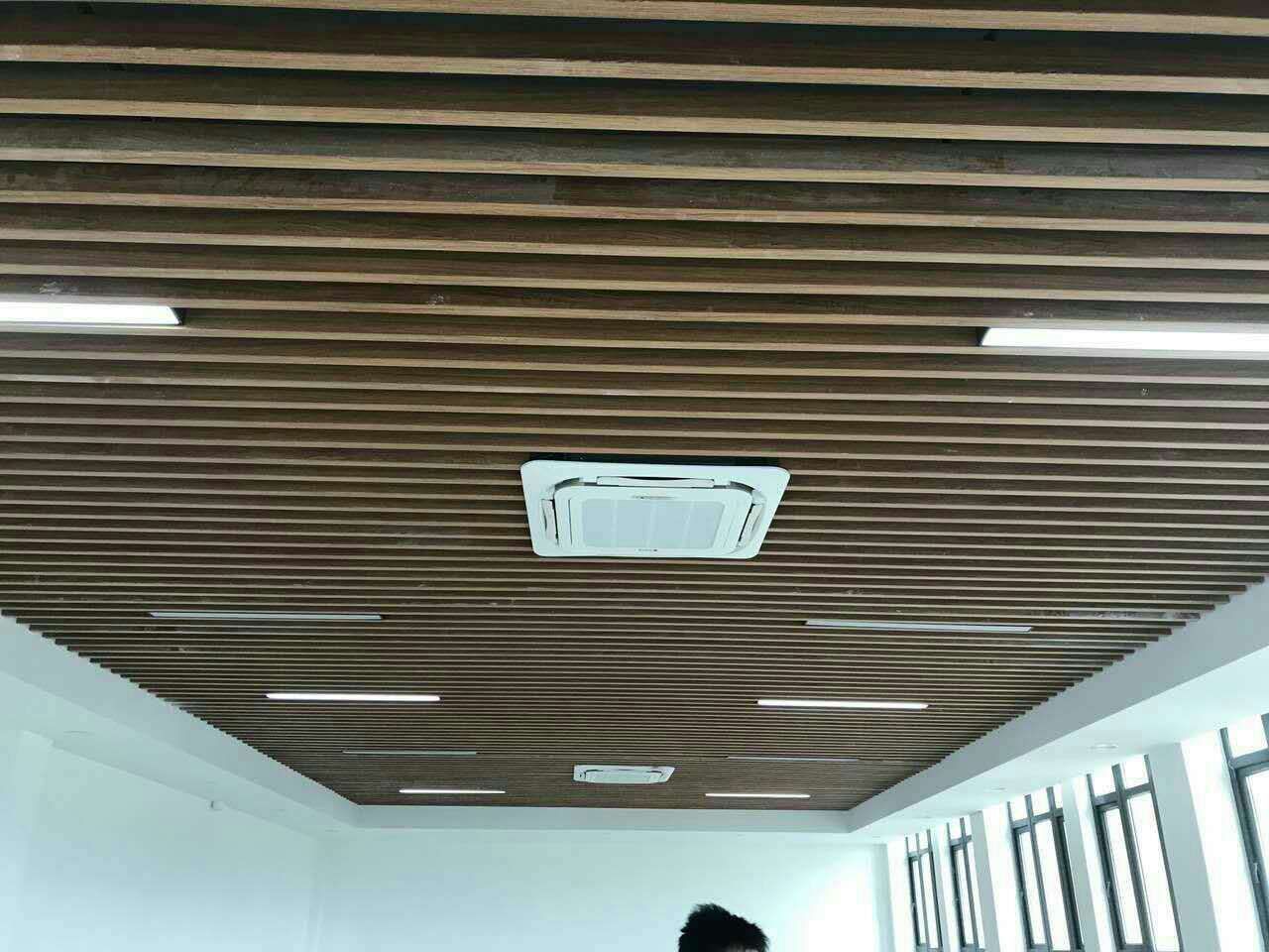 Wood Grain Aluminum Square Tube Profiles