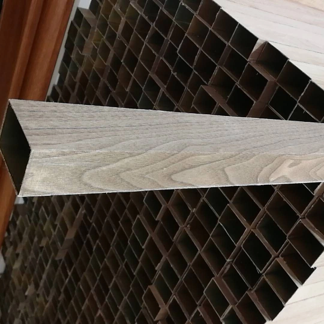 Wood Grain Aluminum Square Tube Profiles