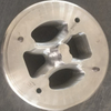 4-cavity aluminum extrusion die made from H13 tool steel with heat treatment to HRC 48-52
